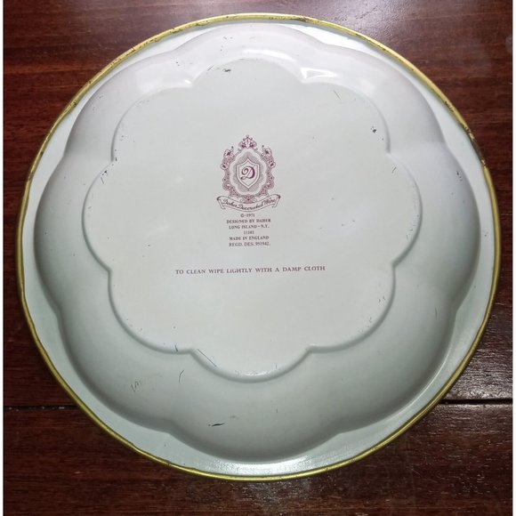 Vintage Daher Decorated Ware 1971 Made in England Decorative Tin Bowl Dish - Picture 4 of 5